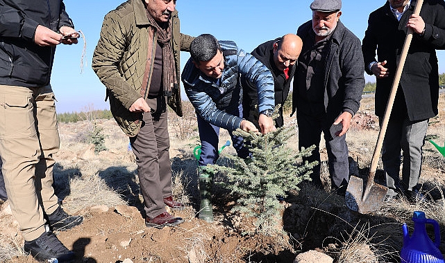 Nevşehir’de Yeni Doğan ve Ölen Kişiler İçin Fidan Dikildi