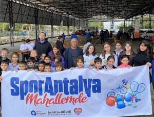 Pınarbaşı Mahallesinde spor ve eğlence bir arada