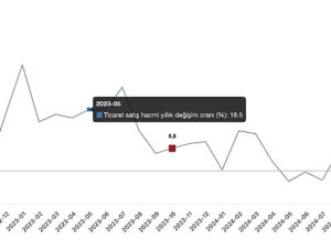 Tüik: Ticaret satış hacmi yıllık %7,2 arttı, perakende satış hacmi yıllık %15,0 arttı