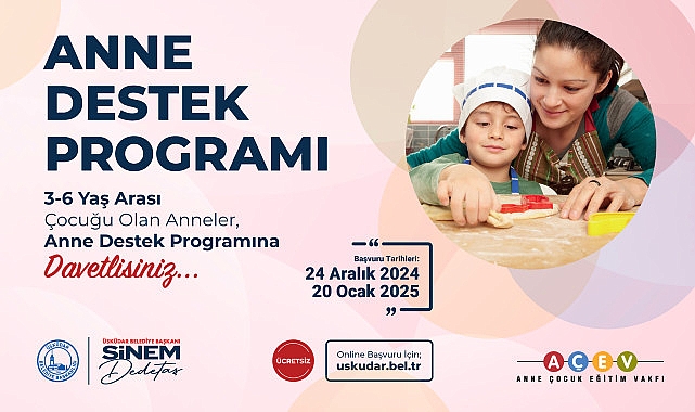 Üsküdar’da “Anne Destek Programı” Başlıyor