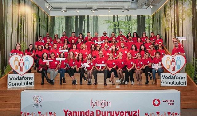 Vodafone Gönüllüleri İyiliğin Yanında Duruyor