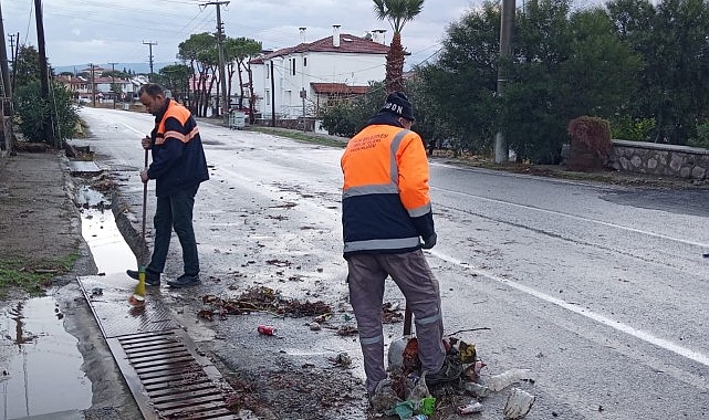 Yağmurun ardından dip bucak temizlik…