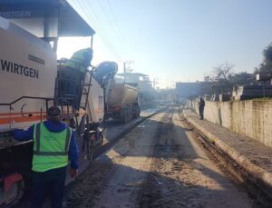 Başkan Çerçioğlu Söke’nin yollarını yeniliyor