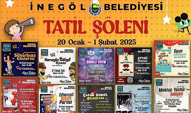 İnegöl’de Sömestr Tatili Dolu Dolu Geçecek