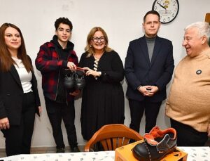 Sanayide staj yapan öğrencilere koruyucu ekipman desteği