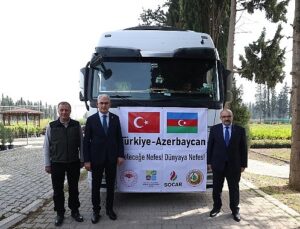 100 bin fidan kardeş ülke için yola çıktı