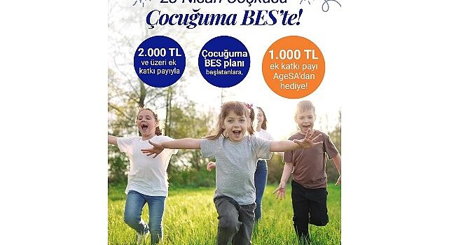 AgeSA’dan 23 Nisan’a Özel 1.000 TL Ek Katkı Payı Fırsatı!