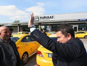 Başkan Aydın taksici esnafı ile kahvaltı yaptı