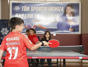 Başkan Çerçioğlu Minik Sporcuların Yanında