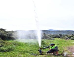 Dikili Yahşibey Sulama Göleti İletim Hattı tamamlandı