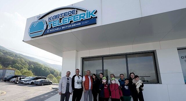 Kartepe Teleferik bayram tatilinde yoğun ilgi gördü