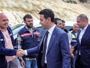 Başkan Önal, şantiyede işçilerle buluştu