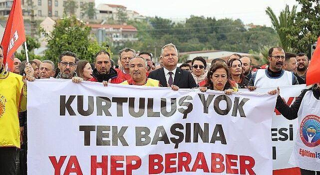 Urla’da işçiye çifte bayram