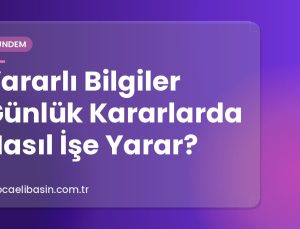 Yararlı Bilgiler Günlük Kararlarda Nasıl İşe Yarar?